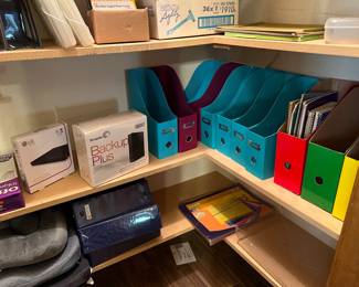 Lots of office supplies. Lots of new items.