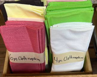 Class napkins. Will be great for holiday parties.