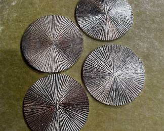 Fancy metal coasters!