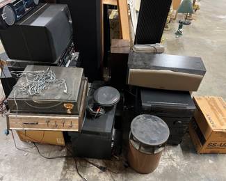 Record players, audio equipment 