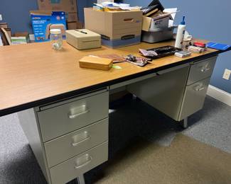 Metal desk 