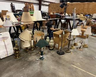 Lamps, lamp shades 