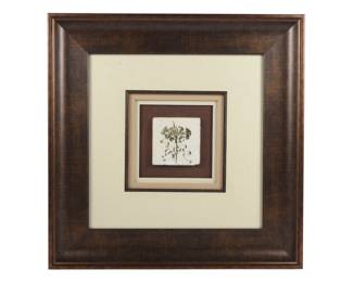 Patrick Allen 'Narcissus Indicus Liliaceus' Botanical Illustration on Stone Plaque
