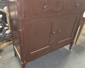 North Carolina Sideboard Heart pine construction.