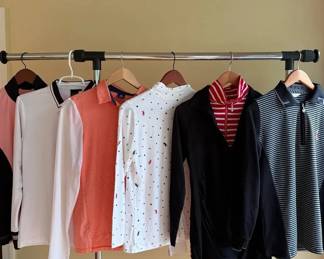Womens Longsleeve Golfing Tops Lot Trebise, Passardi  More