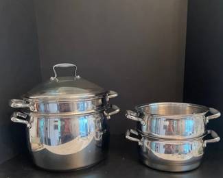 Belgique StockSteamer Pots Missing Parts