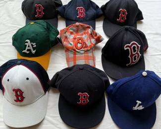 MLB Baseball Cap Lot Red Sox, Os  More