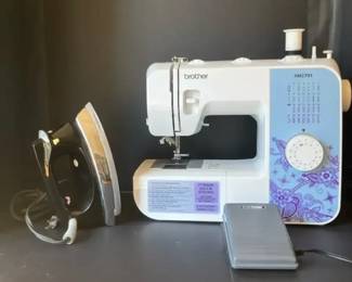 Brother XM2701 Sewing Machine and Proctor Iron