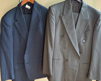 Two Mens Suits Made In Korea  The USA