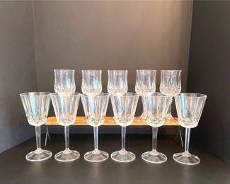 Cristal dArques Durand Longchamp Other Crystal Wine Glasses