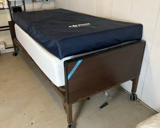 Twin Medical Bed, 2 Mattresses
