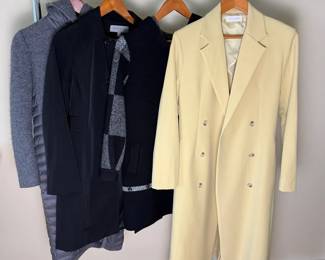 Womens Vintage Trench  Long Sweater Lot