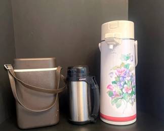 Zojirushi Thermal Holders Lot, Bento Box, Thermos Cup,  Air Pot