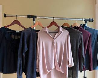 Womens Blouse  Knit Long Sleeve Lot