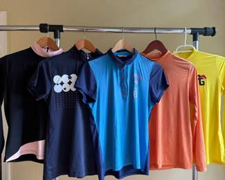 Womens Golfing Athletic Tops Lot