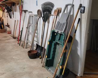 Lot of Gardening Landscaping Outdoor Tools