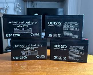 4 UPG Universal Batteries Lot