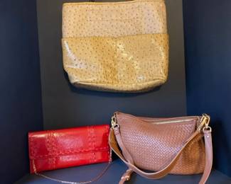 Ladies Handbag Purse Lot  3 Pcs