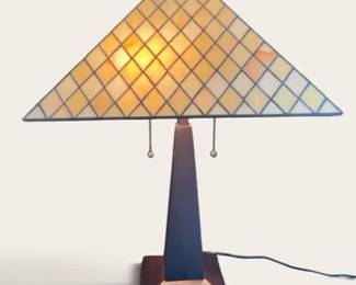 Tiffany Style Mission Table Lamp