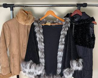 Real And Faux Fur Womens Jacket Lot