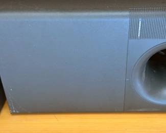 Bose speakers including Acoustimass