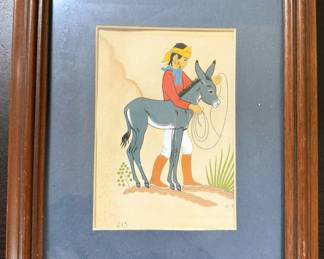 Original framed prints by Harrison Begay + Beatian Yazz