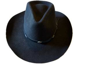 Black hat in size 7.5. Renegade Headwear brand