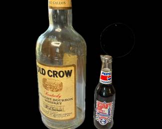 Collectors glass bottles