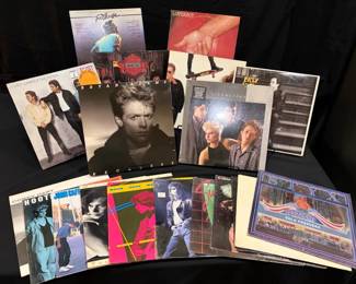 1980s Rock  Pop Vinyl Record Collection  Bryan Adams, Billy Joel, Loverboy, Footloose  More