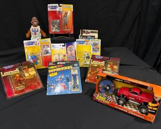 Vintage Sports Collectibles Lot  Starting Lineup, Shaq, NHL Legends, Richard Petty  NASCAR