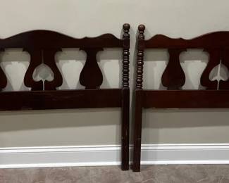 Vintage Pair Of Twin Headboards