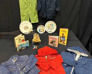 Vintage Childrens Collection  Lee Riders, HealthTex, Gorham Sesame Street, Royal Doulton Bunnykin