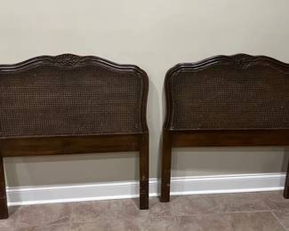 Pair Of Vintage French Provincial Headboards