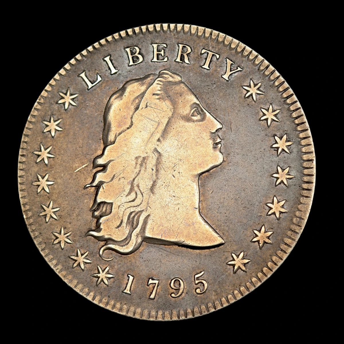 1795 Flowing Hair Silver Dollar