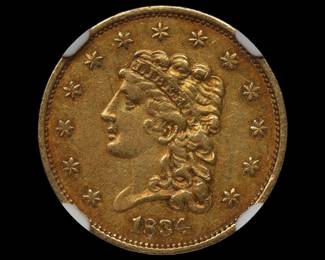 1834 $2.5 Gold (GUARANTEED AUTHENTIC)