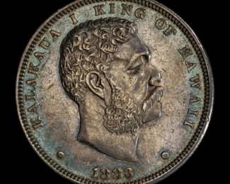 STUNNING 1883 PCGS Hawaii Silver Dollar