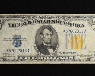 Several paper money issues and notes currency