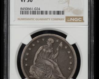 Key Date Seated Liberty Dollars GRADED