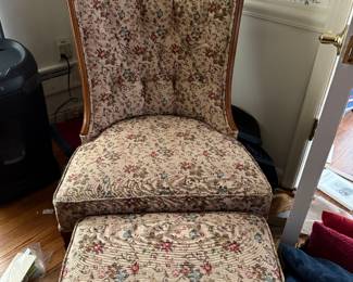 Chair and ottoman 