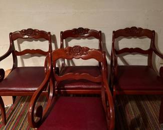 Rose  back chairs 