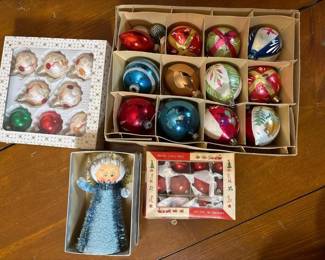 138 vintageglasschristmasornaments