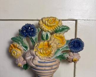 225 castironfloralbouquetdoorstop