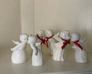 241 porcelainangelfigurinesnapcowareand