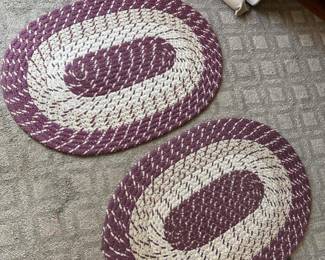 195 pairofbraidedovalrugs