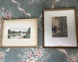 160 10x12framedlandscapepicturessigned