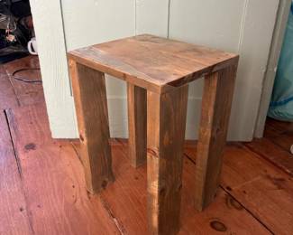 016 rusticwoodensidetable