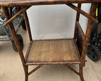 Vintage bamboo table