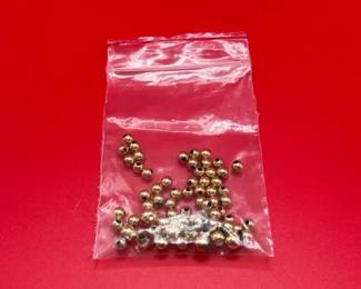 14K Yellow Gold Beads