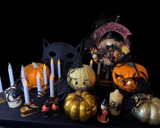 Halloween Decor Galore Mystery Lot