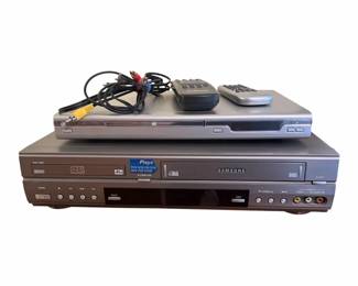 Two DVD Players With Remotes Cables